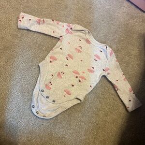 mushroom long sleeve onsie​